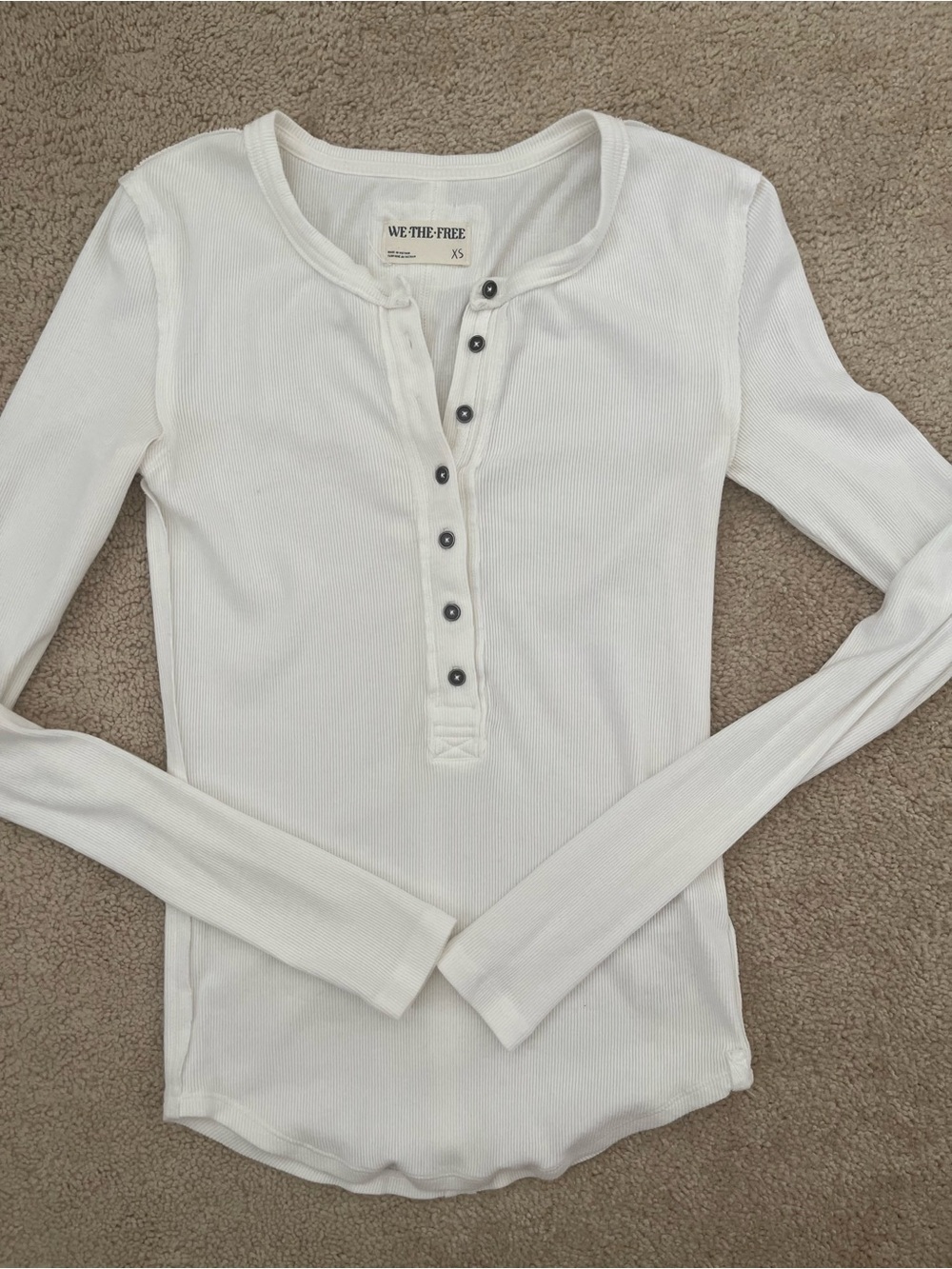 Free people we the free Jamie Henley XS ivory EUC! - Picture 4 of 9
